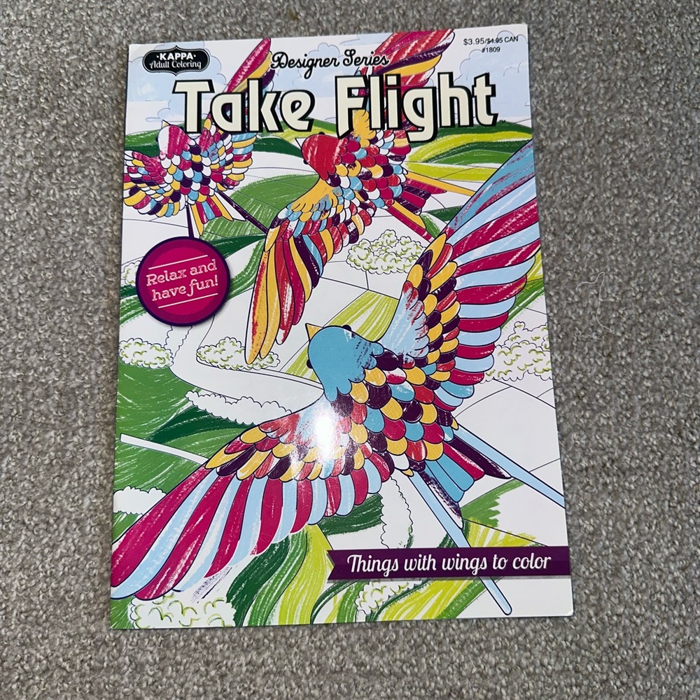 Bird/flying coloring Book Bundle 3 Pack